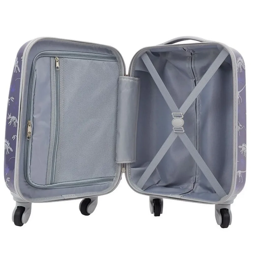 Travelers Club Kid's 4-PCs Carry-On Luggage, Backpack, Lunch Bag, Neck Pillow
